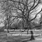 Through the Open Door of My Heart